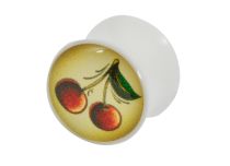 Plug Acrylic Shaped Cherry pattern | Itc