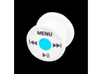 Plug Acrylic Shielded White Pattern Remote Control | Itc