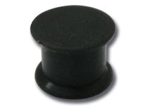 Shaped Silicone Plug Black | Itc