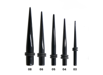 Black straight stem expander - several sizes available.