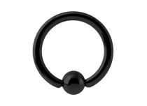 Black Titanium Ring Titanium Ball | Itc