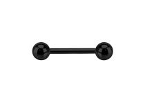 Barbell Steel Black Balls 3 mm | Itc