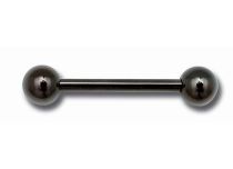 Barbell Steel Black 5 mm balls | Itc