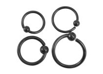 Steel Ring Black Twist | Itc
