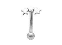 Banana Steel Star pattern 5 x 7 mm and Ball 3 mm | Itc