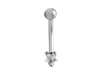 Banana Steel Crystal Scratched Star Pattern Ball 3 mm | Itc