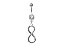 Banana Steel Fancy White Crystal Infini pattern vertical | Itc