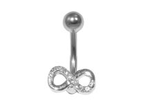 Banana Steel Fantasy motif Infini White Crystal Set | Itc