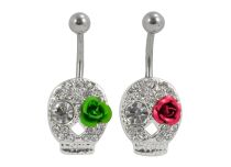 Banana Steel Fantasy pattern Crane Calavera & Flower | Itc