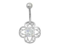 Banana Steel Flower with White Crystal | Itc