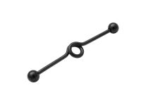 Barbell Acier Noir Spirale 10 mm Boules 5 mm | Itc