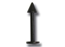 Labret Acier Noir à Pointe 3 mm | Itc