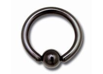 Steel Ball Ring Black | Itc