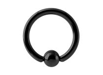 Steel Ball Ring Black | Itc