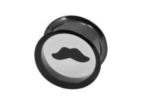 Plug Steel Black Double Moustache Pattern | Itc