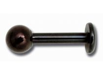Labret Acier Noir à Boule | Itc