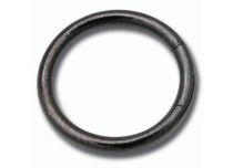 Black Steel Ring with Segment | Itc