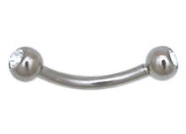 Banana Titanium Double Crystal 2.5 mm | Itc