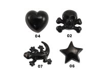 Accessory Steel Black patterned screw | Itc