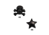 Accessory Steel Black patterned screw | Itc