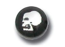 Steel Ball Black Screw Skull | Itc