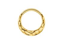 anneau titane gold motif vague 1.2x8