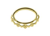 Hinge Ring Gold 4 Diamond | Itc