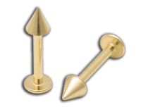 Labret Steel Gold Fine Point 3 mm | Itc