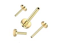 Labret Threadless Titanium PVD GOLD