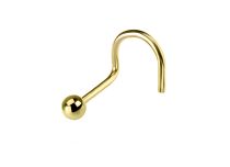 Stud Nose Steel Gold Fine Ball 2.3 mm | Itc