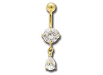 Banana Steel Gold Fine Crystal White Drop Pattern | Itc