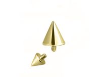 Tip Internal screw Gold-plated steel fine gold | Itc