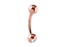 Banana Steel Pink with White Crystal | Itc