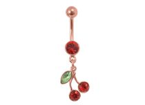 Banana Navel Steel Gold Pink Cerises Crystal Red | Itc