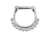 Ring Septum Steel Hinge Pattern Ball Chain |Itc