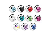 Steel ball for 1.2 facet cut crystal