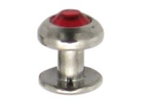 Titanium Dermal Implant 3 mm Disc with Colored Crystal | Itc