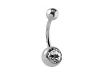 Banana Titanium Crystal Sterile with Balls 5 / 8 mm | Itc