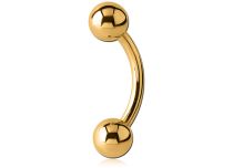 Banana Titanium PVD Gold Sterile Balls 3 mm | Itc