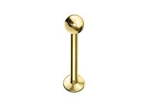 Labret Titanium PVD Gold Sterile Ball 3 mm | Itc