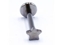 Labret Titane Interne Sterile motif Étoile | Itc