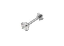 Labret Titane Interne Stérile motif Griffé Rond | Itc
