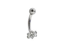 Banana 1.2x8 Titanium internal sterile flower 7 rhinestones | Itc