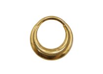 Hinge ring 1,2x8 titanium PVD GOLD Sterile eclipse| Itc