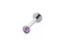 Labret Titanium Internal Sterile 1.2 x 8 mm Cabochon 2 / 3 mm Natural Stone Colo