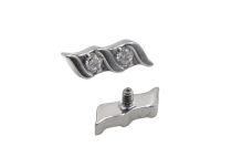 Titanium accessory twisted bar pattern | Itc