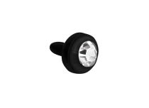 Boule Push Clip BioFlex Black Crystal White | Itc