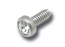 Ball Titanium Internal Screw 2.5 mm Crystal Colored | Itc