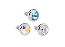 Ball Titanium Internal Screw 2.5 mm Crystal Colored | Itc