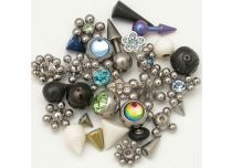 Set of 30 Screw-on Jewelry Accessories 1.6 mm | Itc